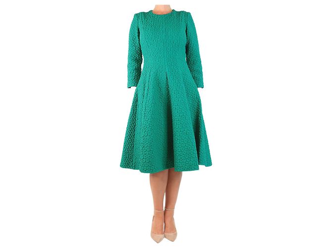 Autre Marque Emerald Cannes midi dress - size UK 12 Green
