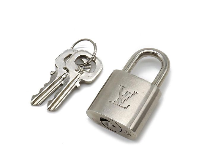 Lucchetto in metallo Louis Vuitton N°315 Argento