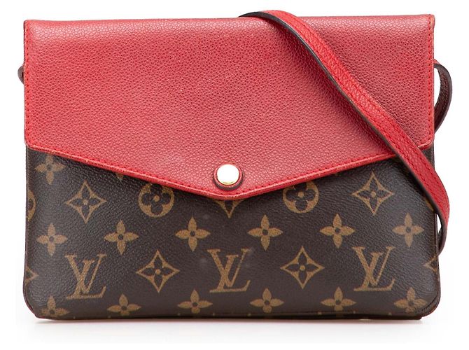Louis Vuitton Brown Monogram Twice