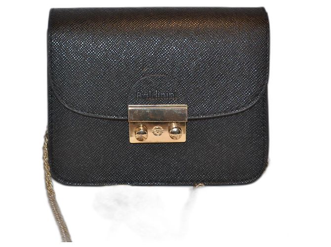 Baldinini Schultertasche schwarz Kunstleder