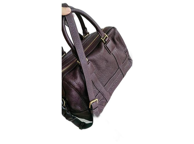 Sac à main Loewe Paseo en cuir chocolat