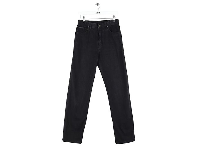 Louis Vuitton Jeans rectos de algodón negro