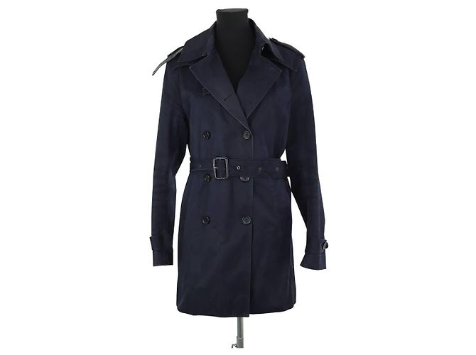 Sandro Cappotto in cotone blu