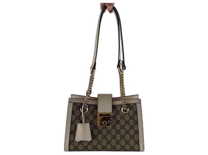 Bolsa tote padlock GG supreme da Gucci