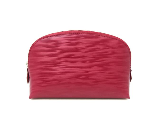 Louis Vuitton Epi Pochette Cosmetic M40641 Fuschia Leather  ref.2329349