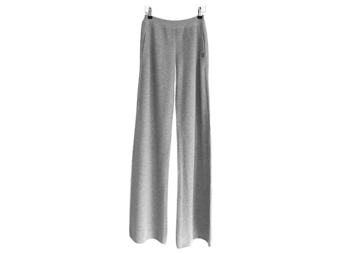 Pantalones de chándal Chanel Línea 2009 09P Gris