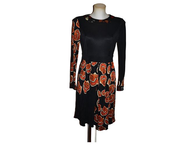 Vestido Issa de seda Multicolor