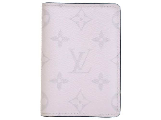 Louis Vuitton White Taigarama Pocket Organizer