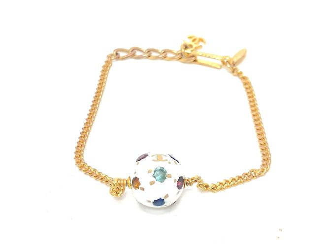 Bracciale Accessorio Calcio Coco Mark 98P di Chanel D'oro