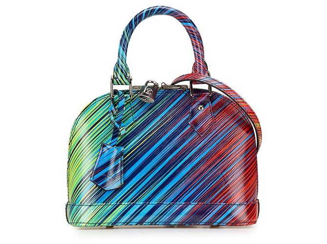 Sac à main Alma BB Epi Tropical Louis Vuitton Bleu Multicolore