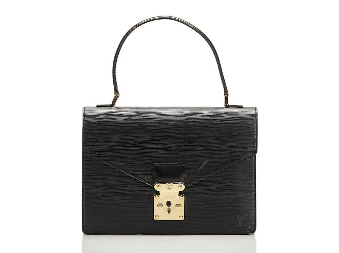 Louis Vuitton Epi Concorde Handtasche Schwarz