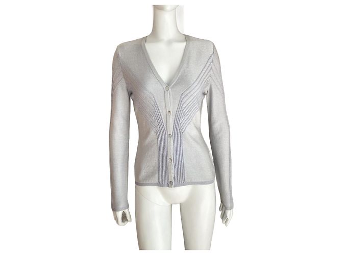 Thierry Mugler Cardigan Hellblau