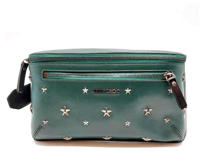 Bolsa de ombro de couro Jimmy Choo