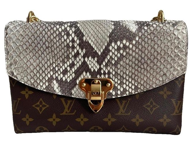 Louis Vuitton Saint-Placide in Python Braun