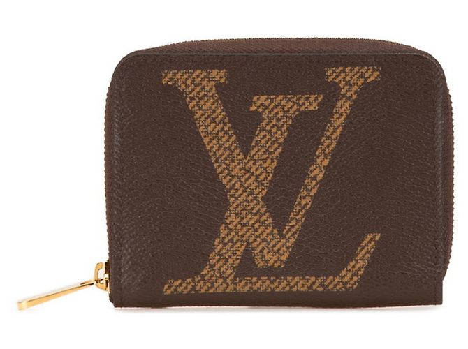 Monedero Zippy Monogram Gigante Louis Vuitton Castaño