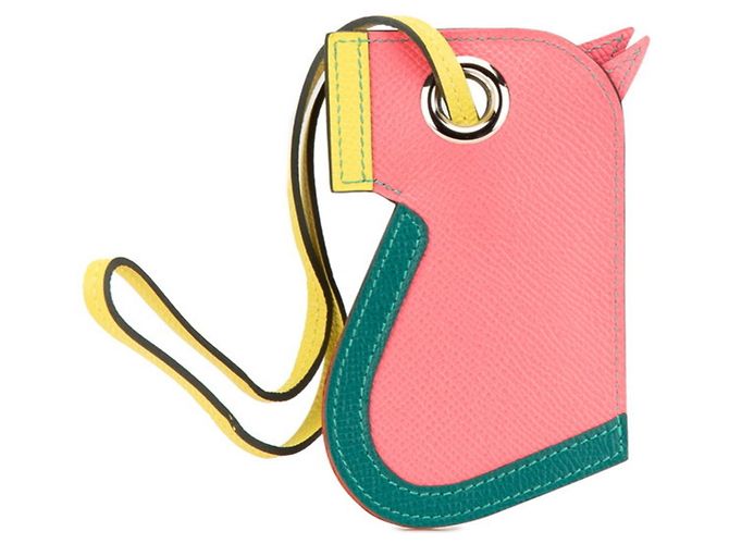 Porte-clés en forme de cheval Camayle d'Hermès Doré