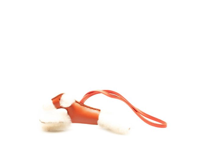 Hermès Bolsa Charm Buddy da Hermes Vermelho Cru 