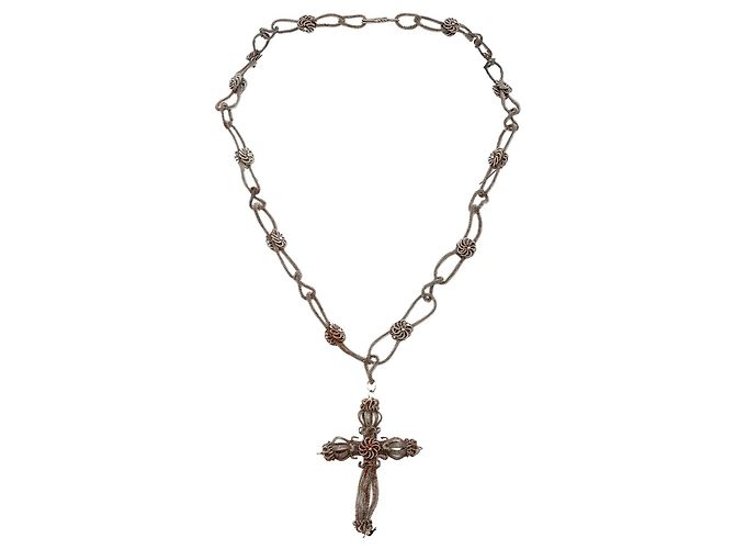 Autre Marque Colar de ferro da Silésia do século XVIII Prata