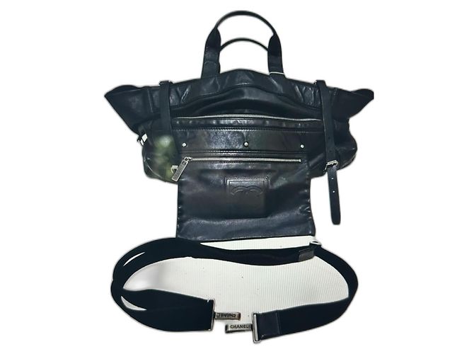 CHANEL Reisetasche für Herren Schwarz