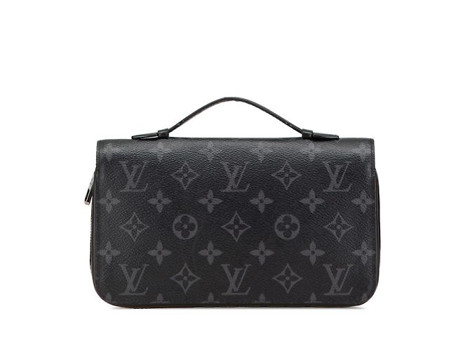 Cartera larga Zippy XL Monogram Eclipse Louis Vuitton Negro