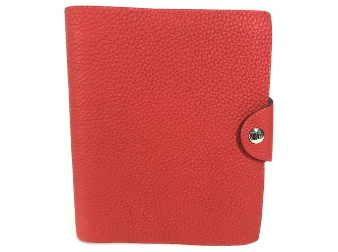 Hermès Hermes Ulysse PM Notebook Cover Red 