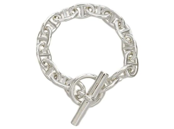 Hermès Pulseira charm em prata 925 Hermes