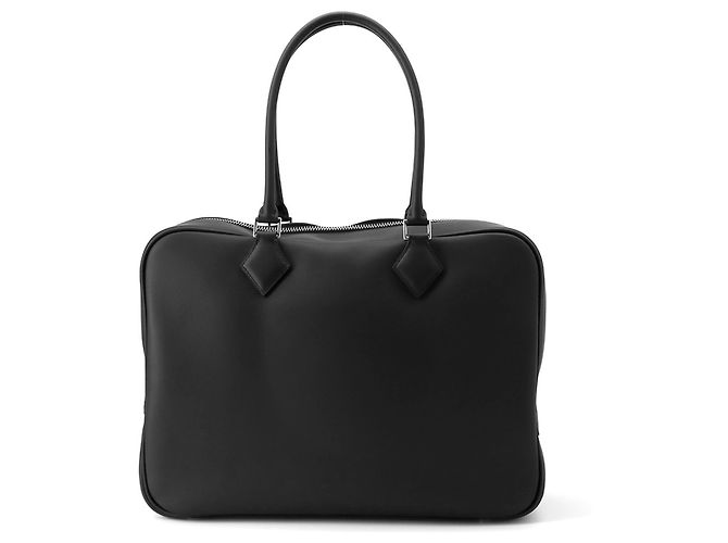 Hermès Borsa Hermes Plume 32 in pelle Swift nera Nero