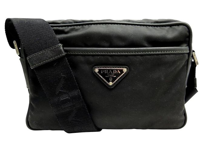 BORSA MESSENGER PRADA RE-NYLON E SAFFIANO 2VH048 NERA