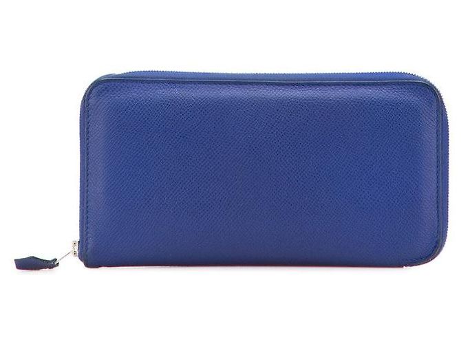 Hermès Cartera Hermes Azap Long en Epsom Azul
