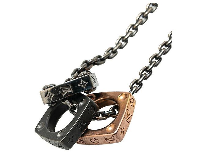 Collar Monogram Bold Louis Vuitton Plata Metálico