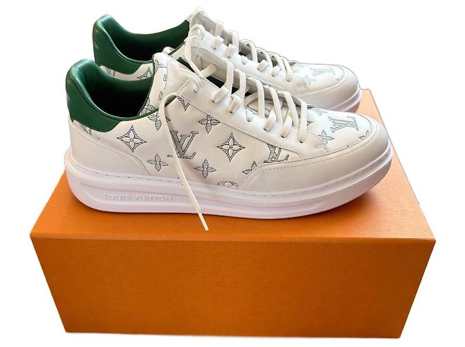 Louis Vuitton Sneaker - Monogram White/Green - Size 45