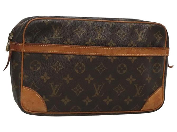 LOUIS VUITTON Clutch Tasche Compiegne 28 M51845 LV Auth ki5790 Monogramm