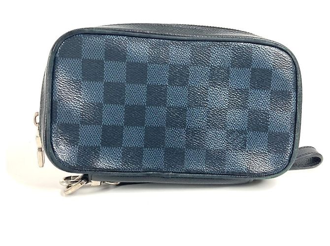 Louis Vuitton Damier Cobalt Long Wallet Navy blue