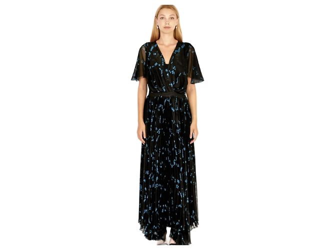 John Galliano Midnight Bloom Kleid Blau