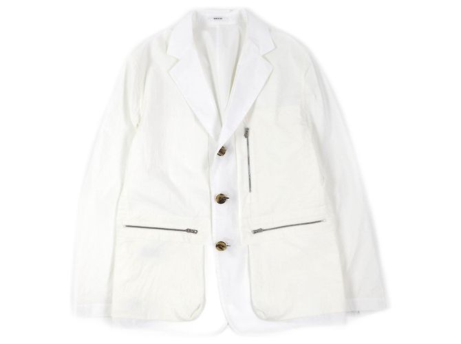 Hermès Reversible Stadionjacke HERMES weiß 52 Aus weiß