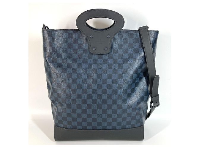 Borsa Tote NS Damier Cobalt Louis Vuitton Blu navy