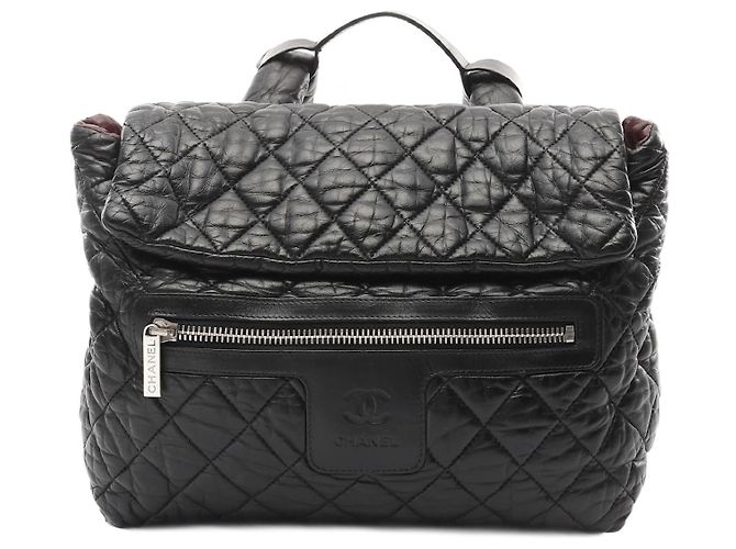 Zaino in pelle Chanel Coco Cocoon Nero