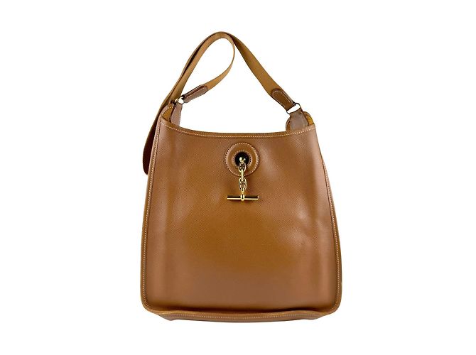 Hermès Borsa a spalla HERMES Vespa PM Cushvel Oro D'oro