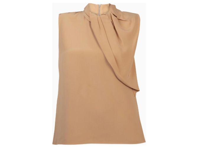Top de seda Céline Brise De Soie Beige
