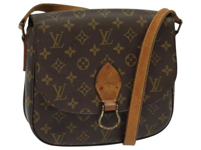 LOUIS VUITTON Monogram Saint Cloud GM Shoulder Bag M51242 LV Auth ki5777