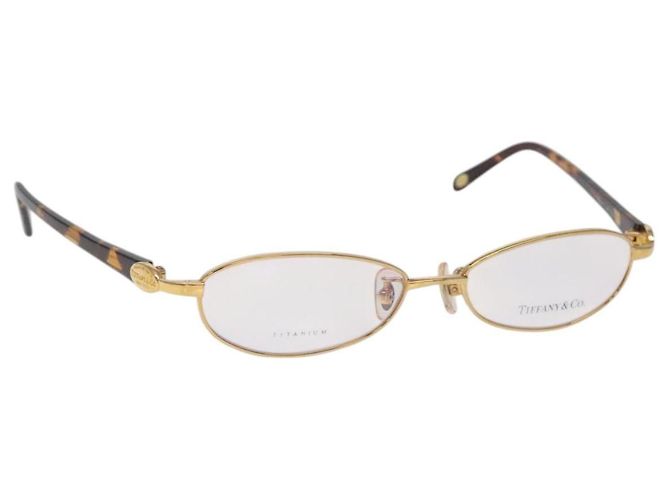 Autre Marque TIFFANY&Co. Glasses Plastic Gold Auth bs26823 Golden