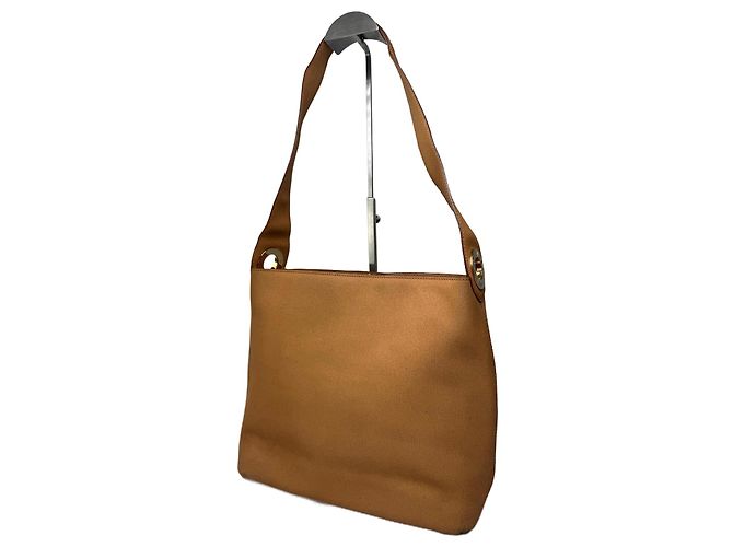 Céline Sac en cuir vintage Celine Paris camel