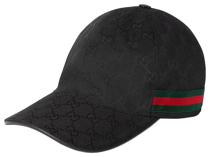 Gucci GG Canvas Baseball Cap Schwarz