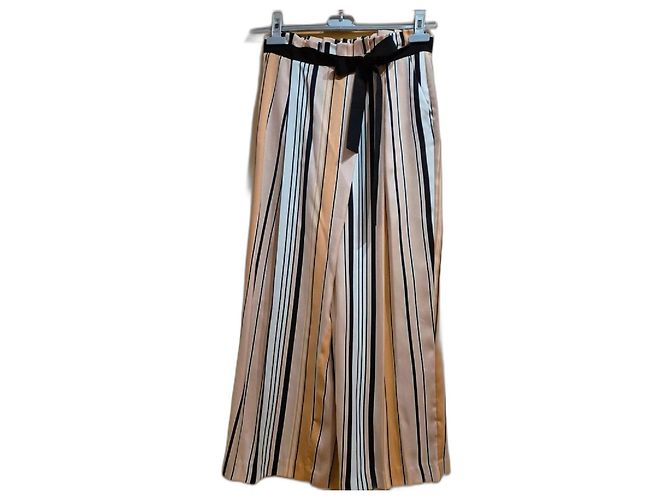 Liu.Jo fließende Hose gerade Schnitt Polyester Mehrfarben