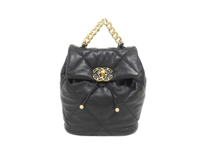 Chanel 19 AS4223 Backpack Black