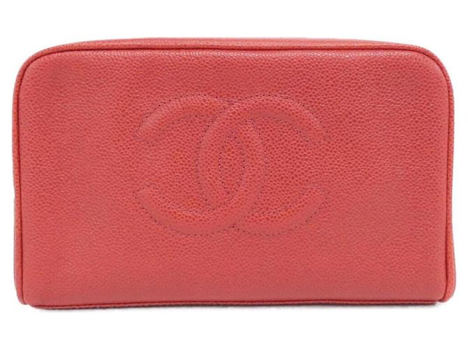 Timeless Chanel zeitlose CC Tasche Rot