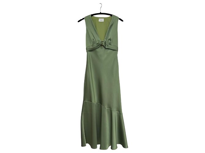 Claudie Pierlot Maxikleid grün fließend