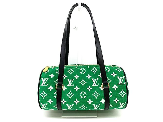 Louis Vuitton Papillon M46206 Green Leather  ref.2340478
