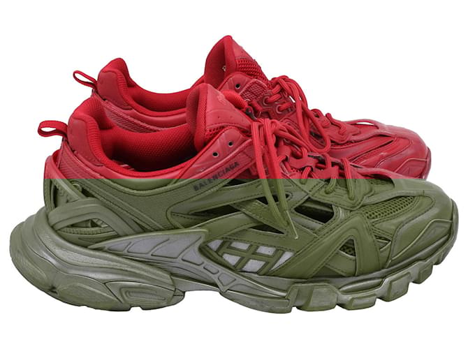 Balenciaga Track.2 Sneakers in Red Polyurethane Plastic  ref.2341205