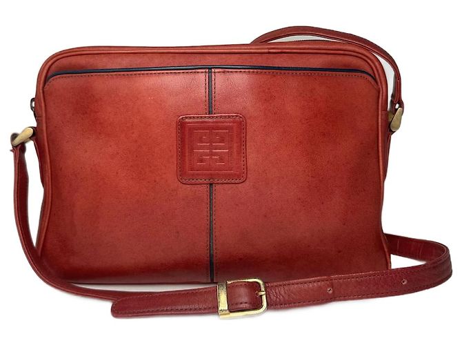 Vintage Givenchy Leather Bag Red